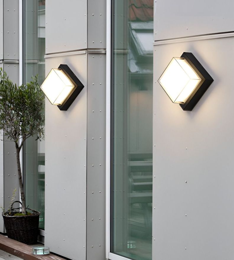 Aplique Pared LED Resistente Lámpara Decorativa Cuadrada Jhn-3