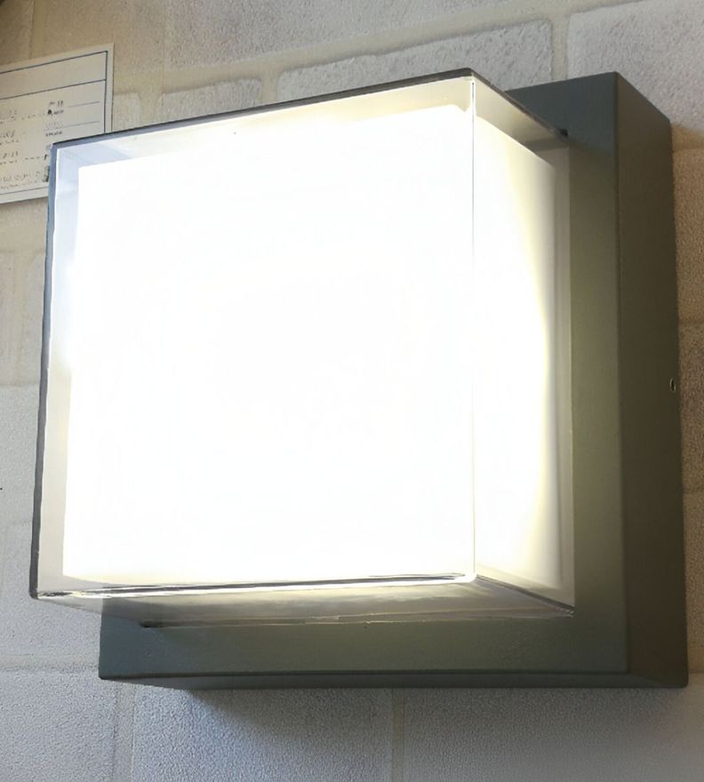 Aplique Pared LED Resistente Lámpara Decorativa Cuadrada Jhn-9