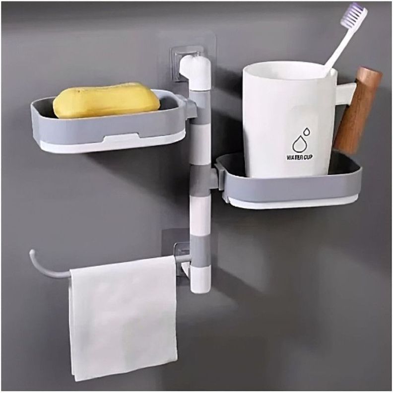 Estante Jabón Pared Multiuso Bandeja Baño Jabonera Rondon-4
