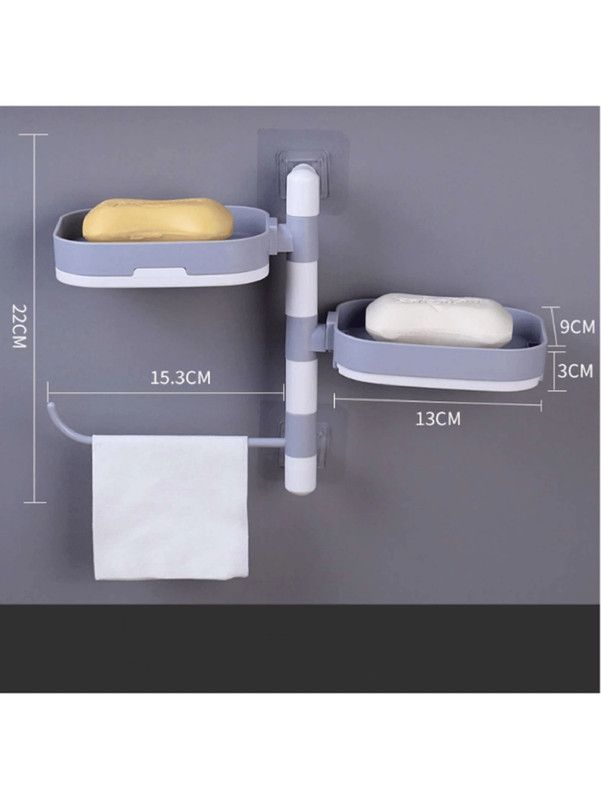 Estante Jabón Pared Multiuso Bandeja Baño Jabonera Rondon-8