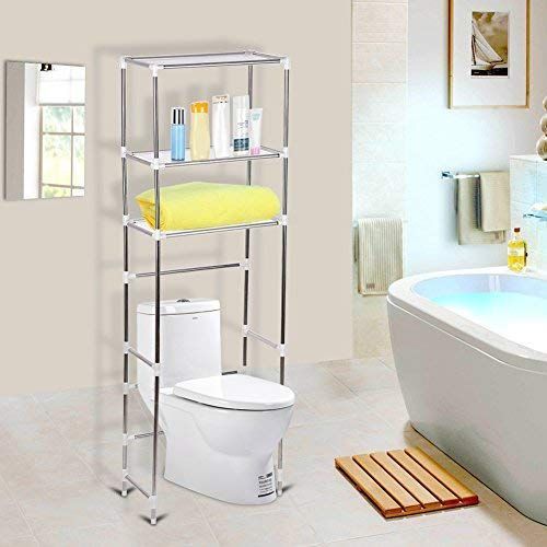 Estante Inodoro Lavadora Baño Organizador Soporte Rondon-3