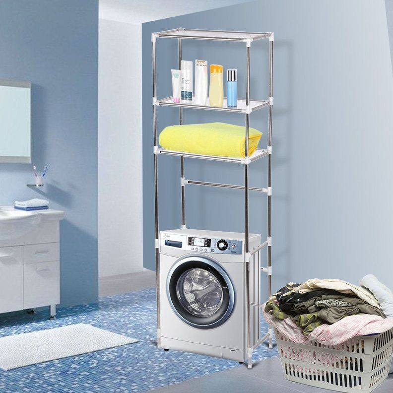Estante Inodoro Lavadora Baño Organizador Soporte Rondon-5