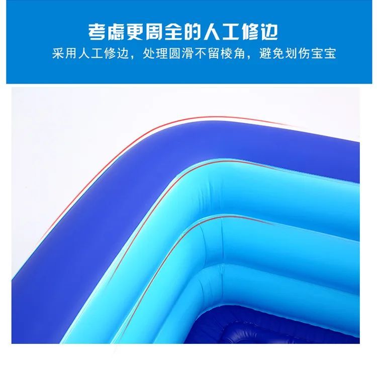 Piscina Inflable Rectangular Plegable Juegos Agua Rondon-7