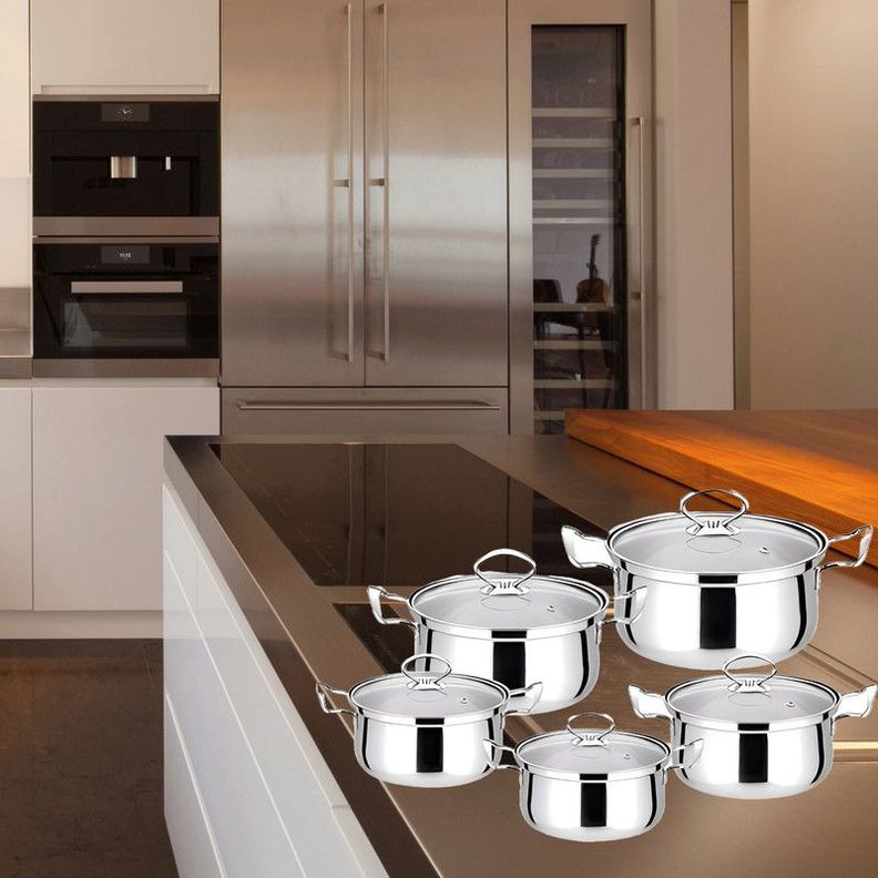 Ollas Acero Inoxidable Horneado Cocina Resistente Lau-3