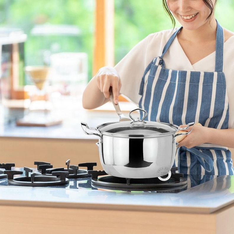 Ollas Acero Inoxidable Horneado Cocina Resistente Lau-4
