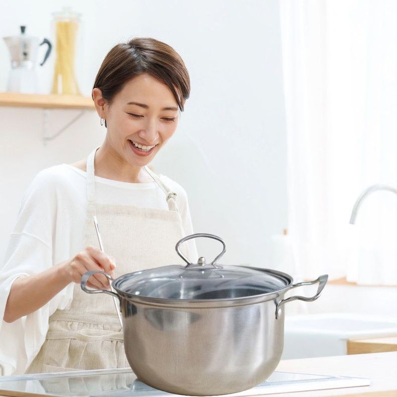 Ollas Acero Inoxidable Horneado Cocina Resistente Lau-7