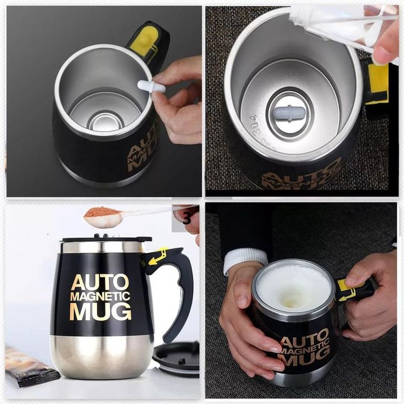 Taza Convencional Mezclador Vaso Batidor Café Lau-4