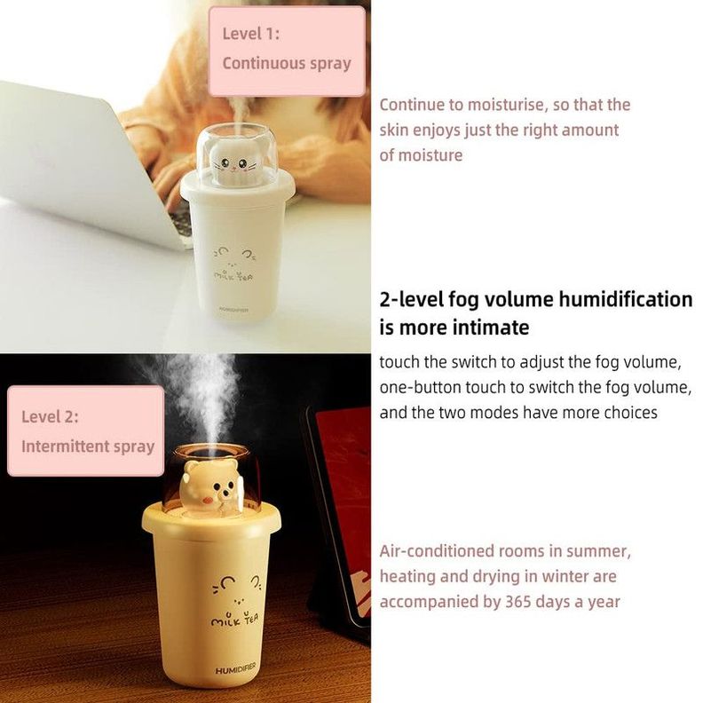 Humidificador Escritorio Hogar Difusor Aromatico Usb Rondon-5