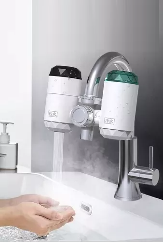 Grifo Calentador Agua Purificador Cocina Baño Caliente Lau-1