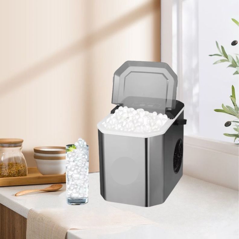 Máquina Hielo Portátil Encimeras Moderna Compacta Jhn-7