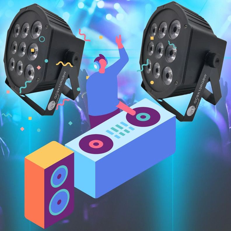 Luces Led Discoteca Dj Fiesta Party Calidad Proyector Rondon-3