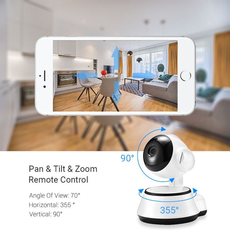 Cámara Inalámbrica Pro Wifi Inteligente Monitor Bebé Rondon-1