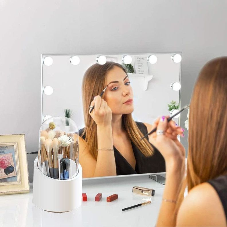 Cosmetiquero Caja Almacenamiento Giratorio Organizador Jer-1