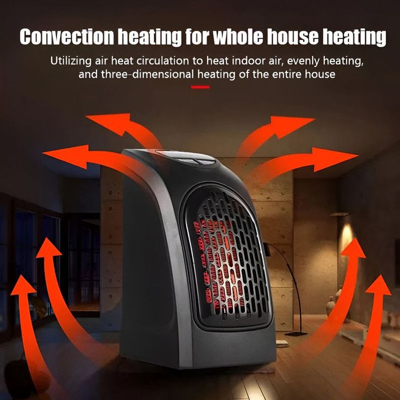Calefactor Portatil Hogar Ambiente Ventilador Pared Rondon-1