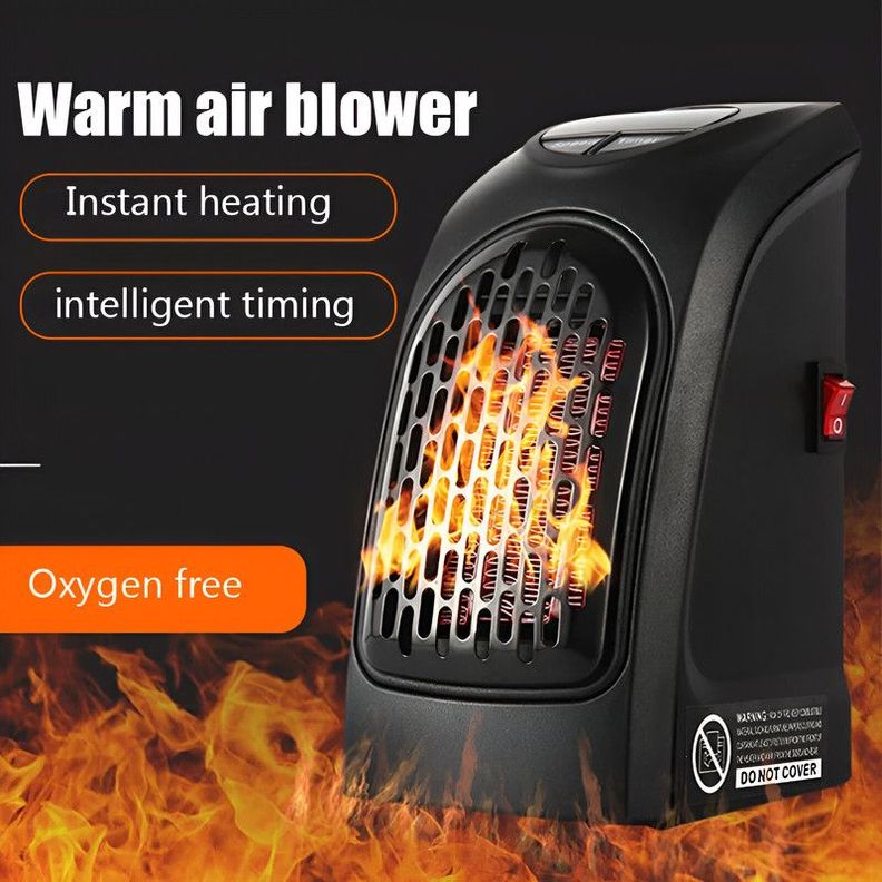 Calefactor Portatil Hogar Ambiente Ventilador Pared Rondon-7