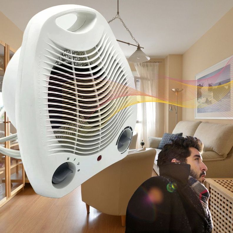 Calefactor Hogar Ventilador Caliente Frio Portatil Rondon-5