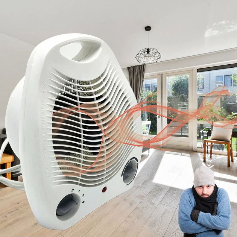 Calefactor Hogar Ventilador Caliente Frio Portatil Rondon-6