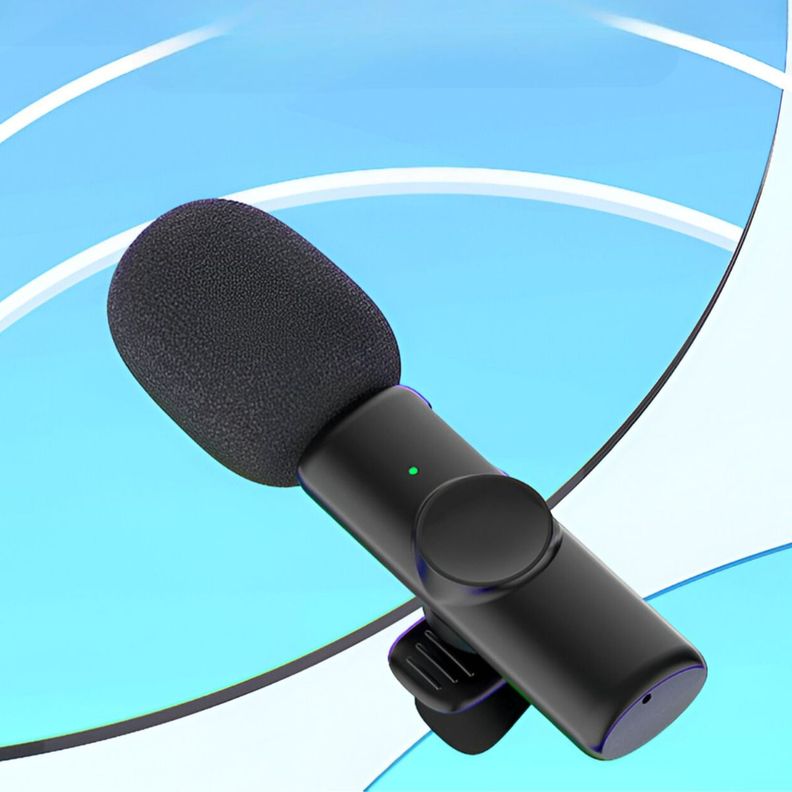 MICRÓFONO INALÁMBRICO Lavalier Balita Tipo C Plug-Play-8