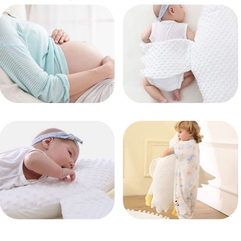 Almohada Bebé Recién Nacido Ganso Calmante Suave Rondon-1