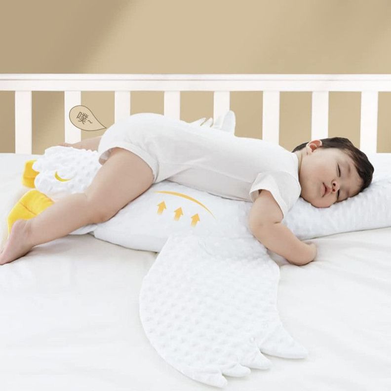 Almohada Bebé Recién Nacido Ganso Calmante Suave Rondon-4