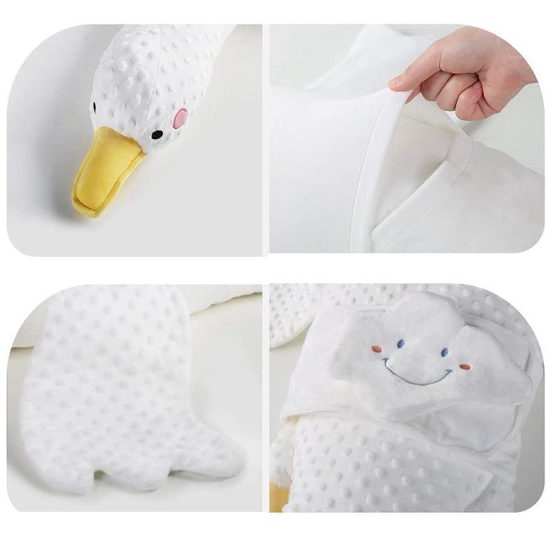 Almohada Bebé Recién Nacido Ganso Calmante Suave Rondon-5