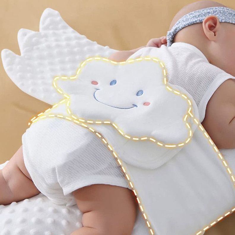 Almohada Bebé Recién Nacido Ganso Calmante Suave Rondon-6
