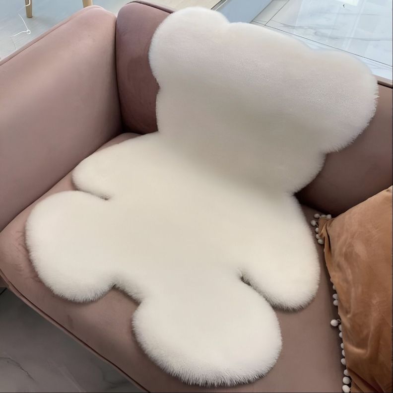 Alfombra Oso Blanco Suave Entrada Dormitorio Decoración Jhn-2