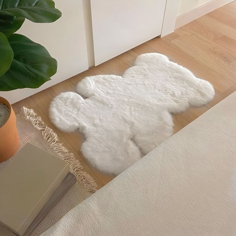 Alfombra Oso Blanco Suave Entrada Dormitorio Decoración Jhn-3