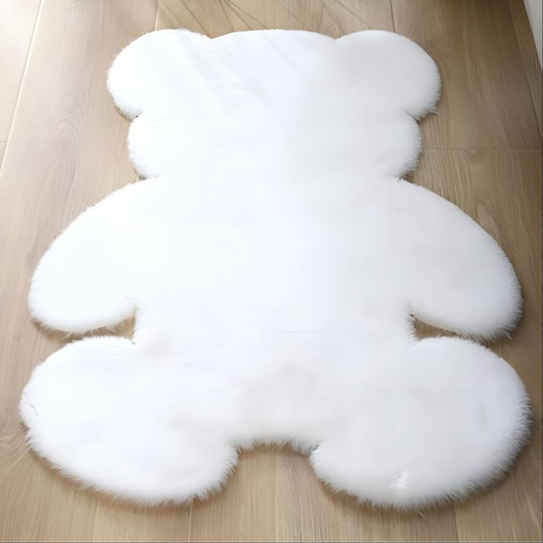 Alfombra Oso Blanco Suave Entrada Dormitorio Decoración Jhn-4