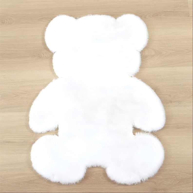 Alfombra Oso Blanco Suave Entrada Dormitorio Decoración Jhn-6