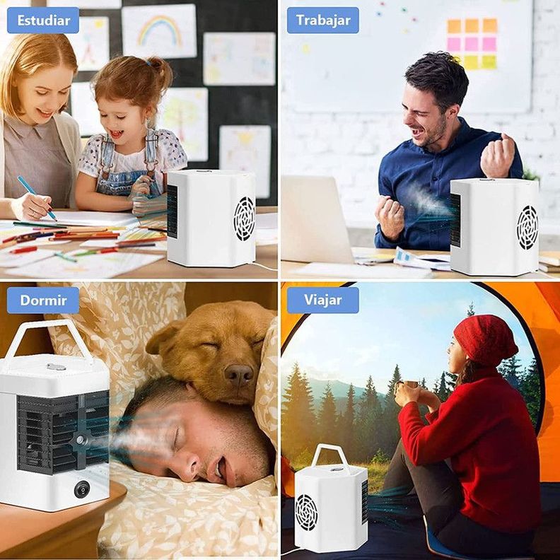 Mini Enfriador Aire Acondicionado Ventilador Portátil Rondon-2