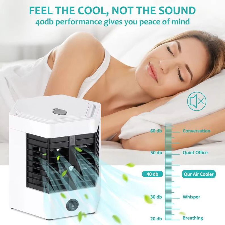 Mini Enfriador Aire Acondicionado Ventilador Portátil Rondon-4