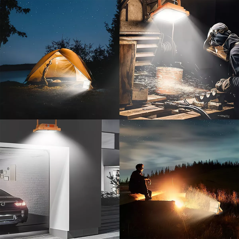 Reflector Solar Iluminacion Exterior Led Aire Libre Jer-1