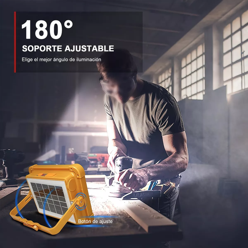 Reflector Solar Iluminacion Exterior Led Aire Libre Jer-4