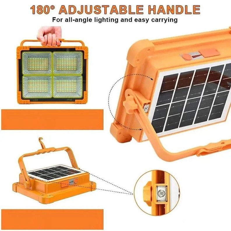 Reflector Solar Iluminacion Exterior Led Aire Libre Jer-5