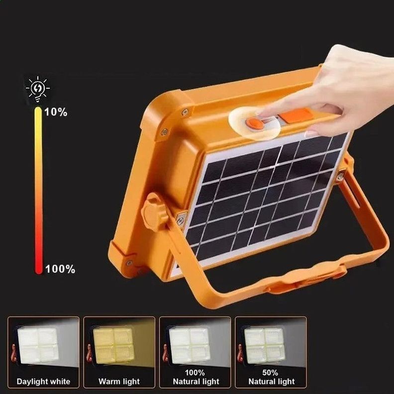 Reflector Solar Iluminacion Exterior Led Aire Libre Jer-7