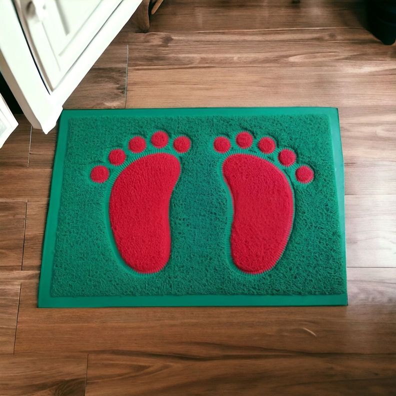 Set de 3 Alfombra Decorativa Entrada Baño Ducha Jhn-4