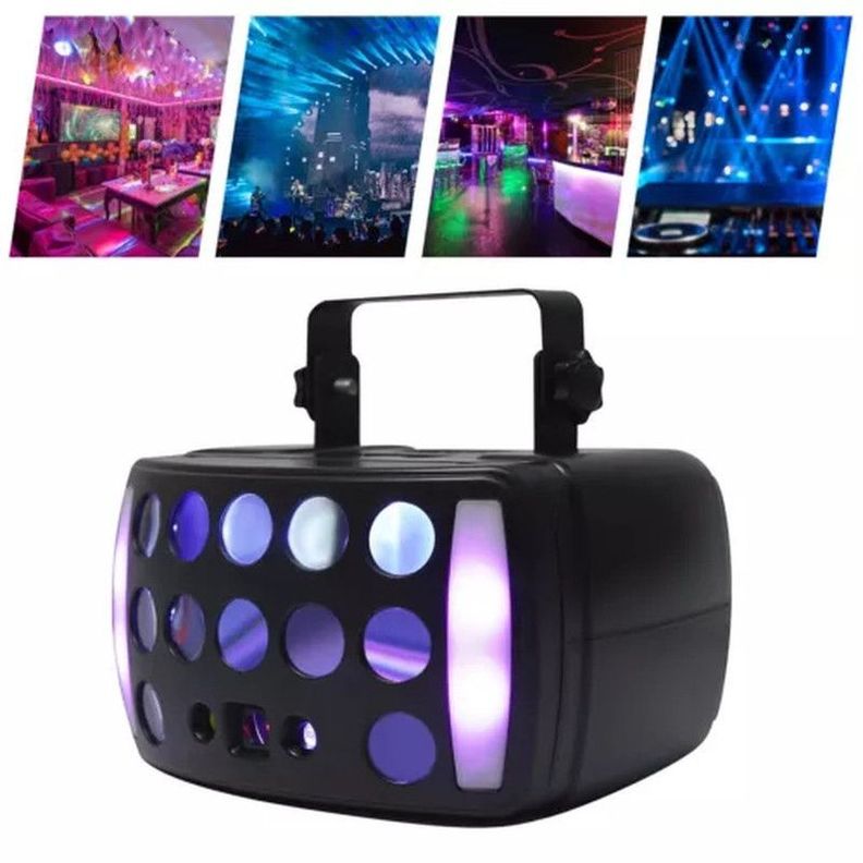 Luces Escenario Led Rgb Dj Discoteca Estroboscopica Jer-6