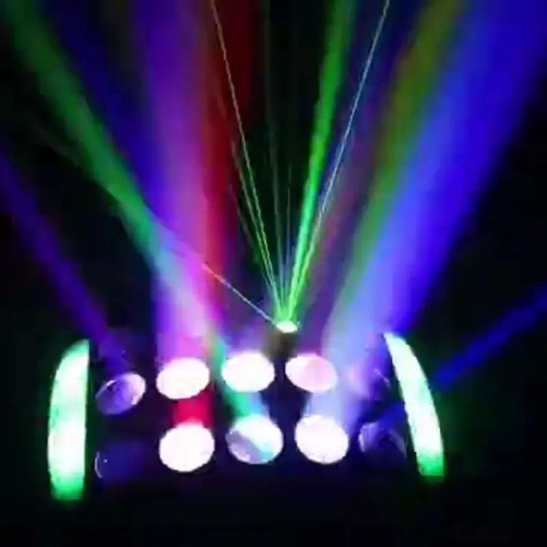 Luces Escenario Led Rgb Dj Discoteca Estroboscopica Jer-8