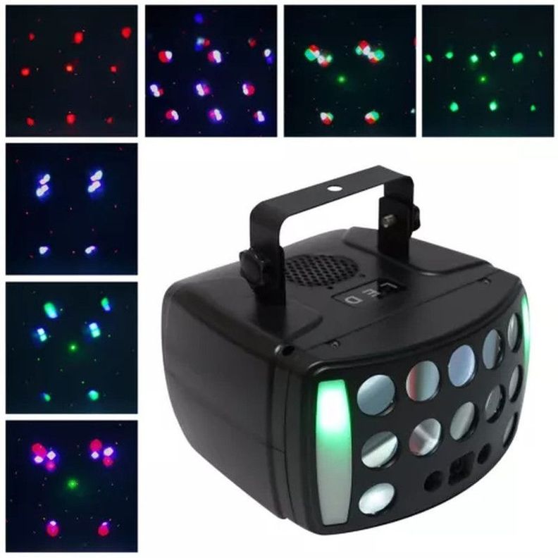 Luces Escenario Led Rgb Dj Discoteca Estroboscopica Jer-9
