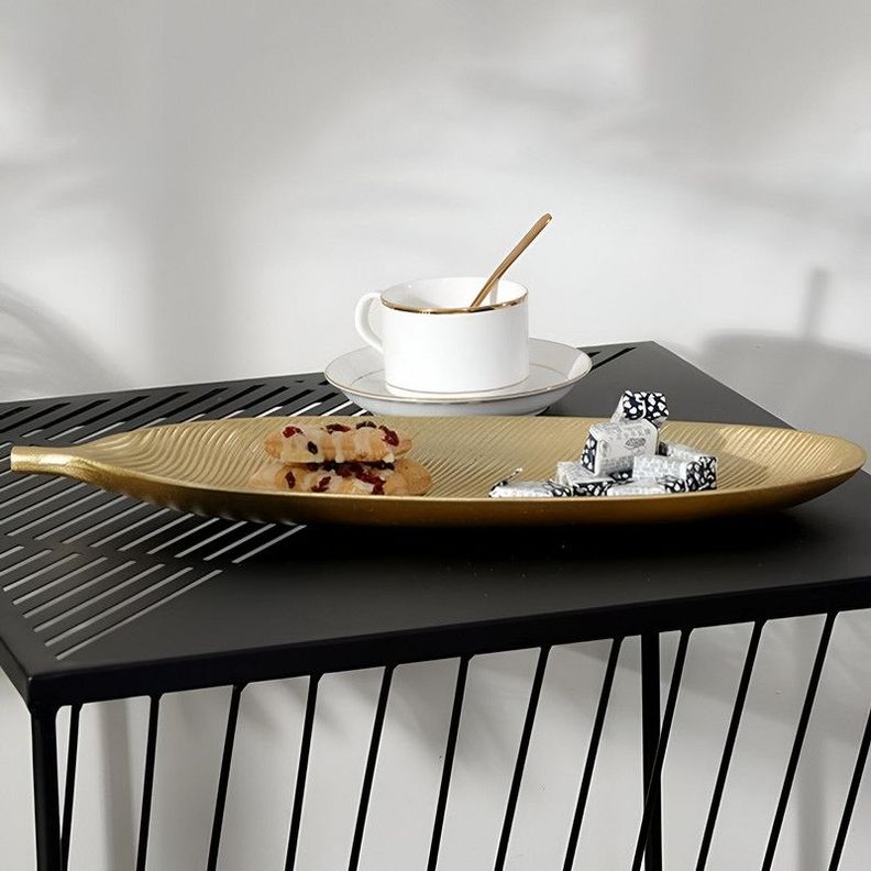 Bandeja Decorativa Forma Hoja Comedor Cocina Hogar Lau-3