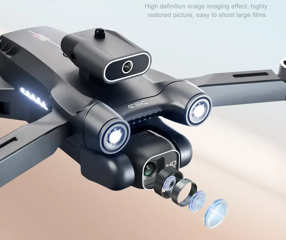 Mini Drone Aereo Camara 4K Angular Fotos Videos Lau-4