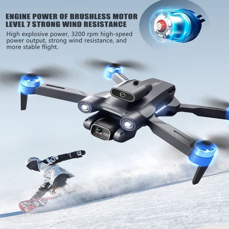 Mini Drone Aereo Camara 4K Angular Fotos Videos Lau-6