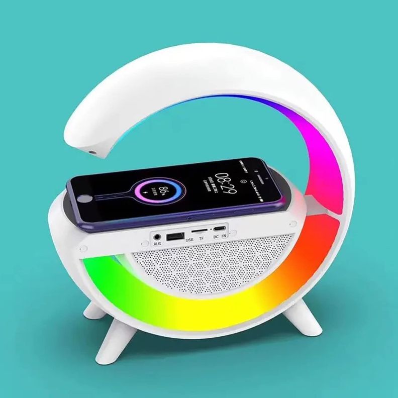 Altavoz Bluetooth Reloj Digital Led Altavoces Hogar Rondon-1