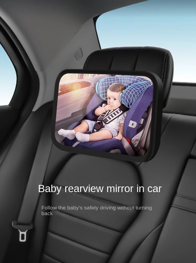 Espejo Retrovisor Bebé Coche Rotación 360 Ajustable Rondon-1