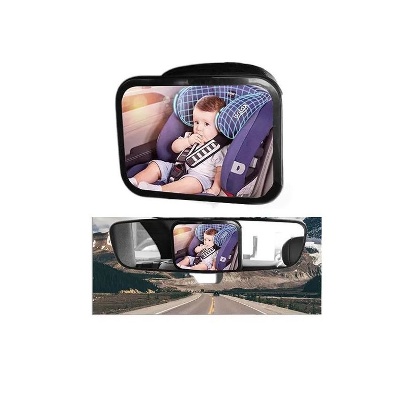 Espejo Retrovisor Bebé Coche Rotación 360 Ajustable Rondon-7