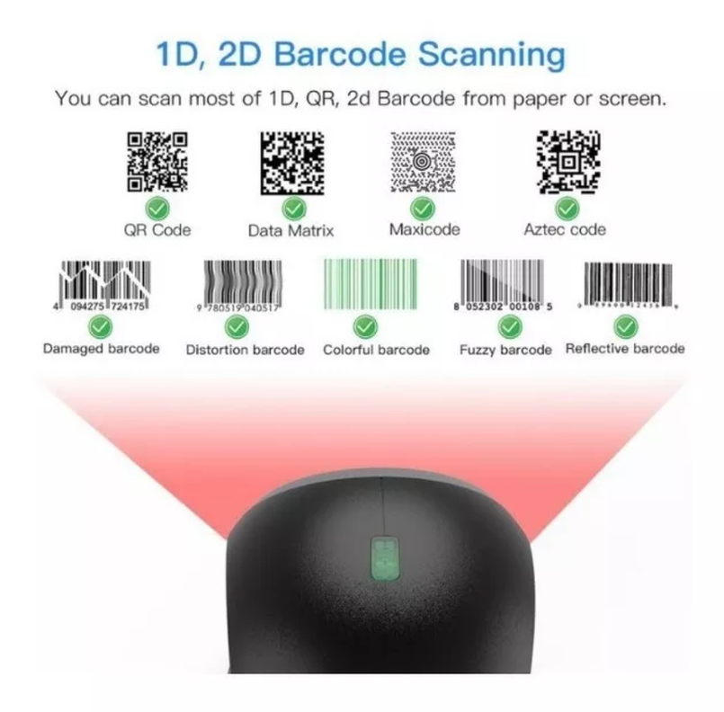 Lector Codigos Barras Omnidireccional Escaner Sensor  QR-2