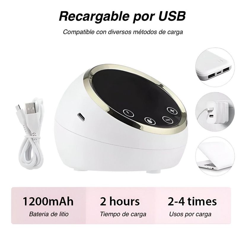 Sacaleches Recargable USB Extractor Leche Portátil LED Jhn-1