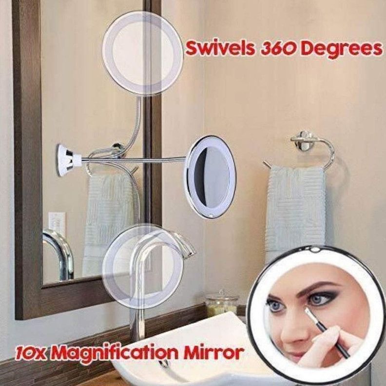 Espejo Flexible Led Maquillaje Aumento Iluminado Rondon-4
