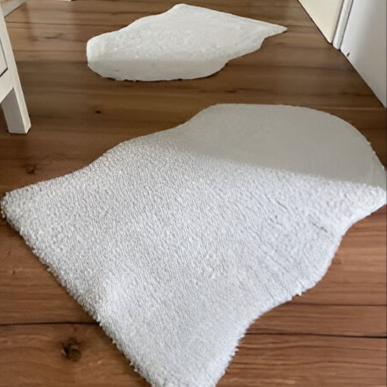 Set de 2 Alfombra Pelo Sintético Lavable Lujo Jhn-6